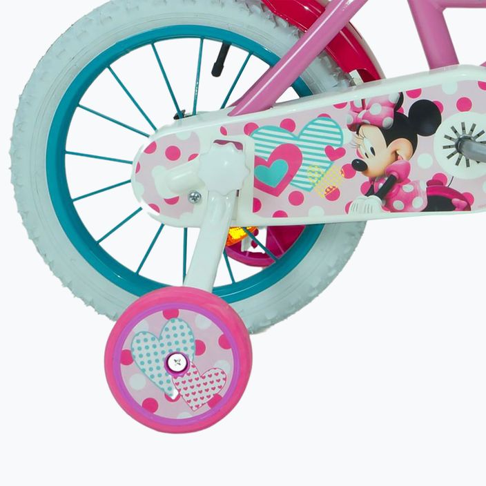 Huffy Minnie vaikiškas 14" rožinis dviratis 24951W 10