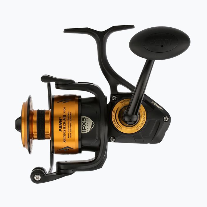 Spininginė ritė Penn Spinfisher VII Spinning Reel black/gold 4