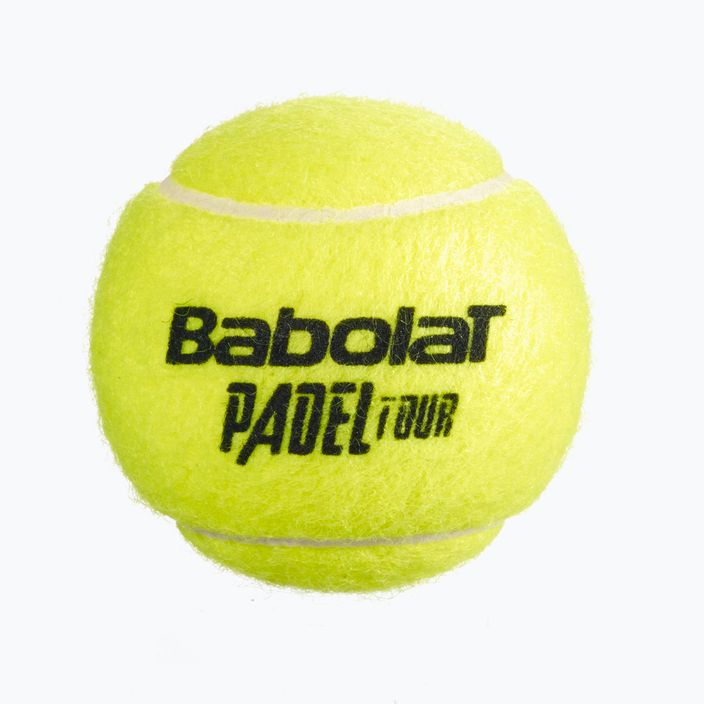 Babolat Padel Tour padelio kamuoliukai 3 vnt. geltoni 149791 2
