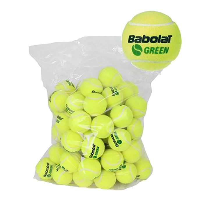 Babolat Green Bag teniso kamuoliukai 72 vnt. geltonos spalvos 2