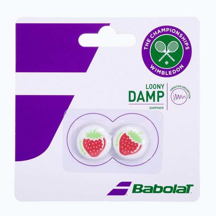 Babolat Strawberry Dampener Wimbledon 2 vnt. raudona ir balta 700045 2