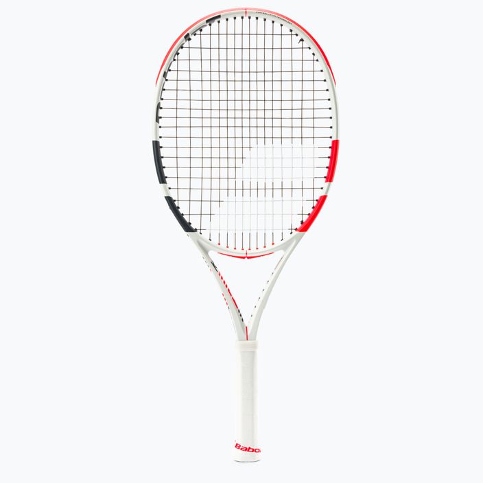 Babolat Pure Strike 25 vaikiška teniso raketė balta 140400