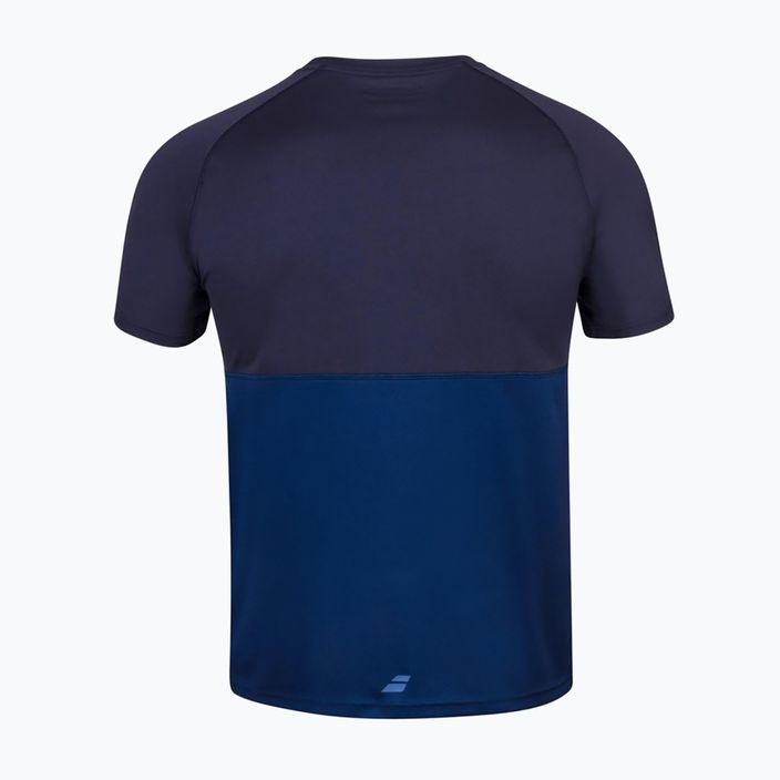 Vyriški Babolat Play Crew Neck estate mėlyni teniso marškinėliai 2
