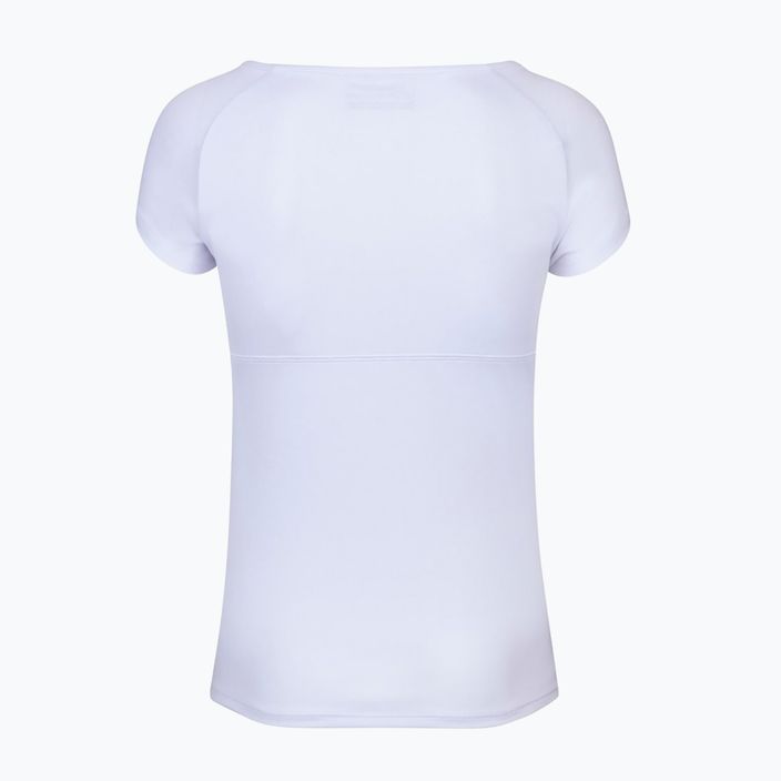 Babolat moteriški teniso marškinėliai Play Cap Sleeve white/white 2
