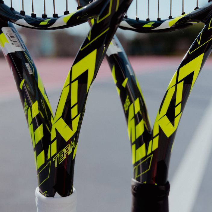 Babolat Pure Aero Team teniso raketė pilkai geltonos spalvos 102488 9