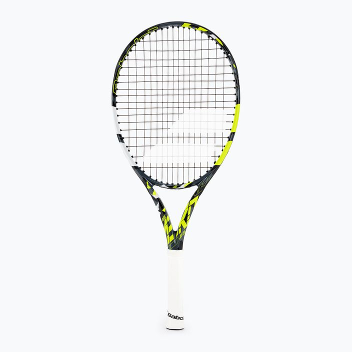 Babolat Pure Aero Junior 25 vaikiška teniso raketė pilkai geltona 140468