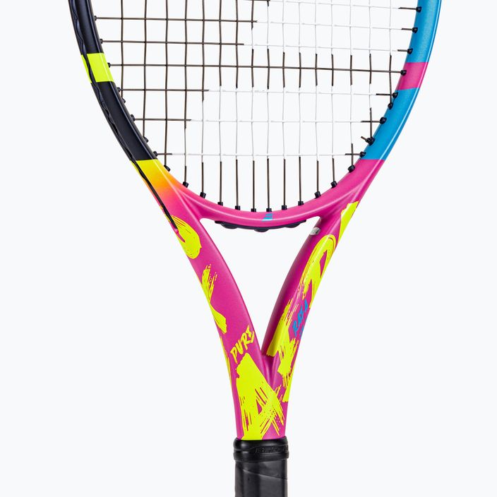 Babolat Pure Aero Rafa 2gen vaikiška teniso raketė geltona-rožinė 140469 4