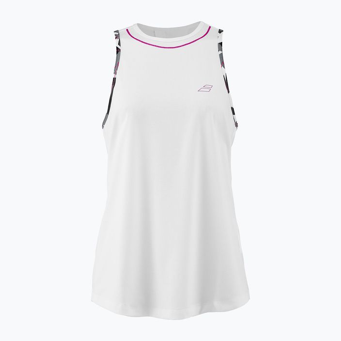 Babolat moteriški teniso marškinėliai Aero white 2WS23072Y