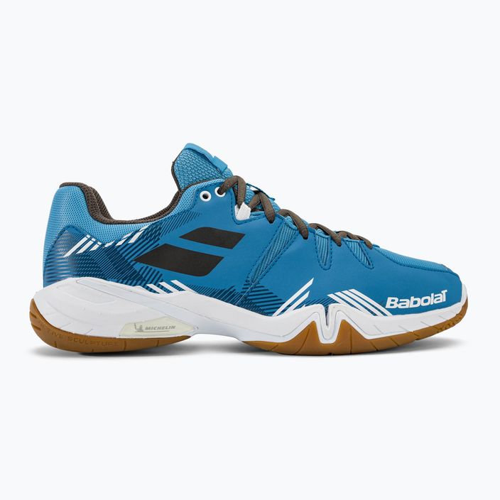 Vyriški badmintono batai Babolat Shadow Spirit blue/black 2