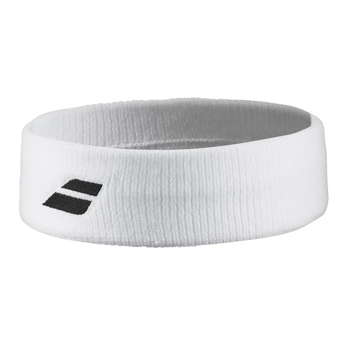 Galvos juosta Babolat Logo Headband white/white 2