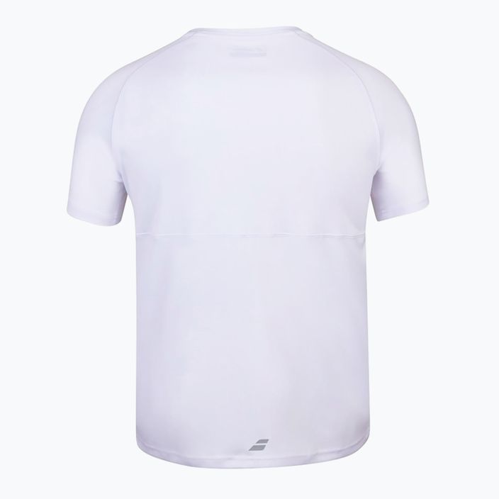 Vyriški marškinėliai Babolat Play Crew Neck white/white 3