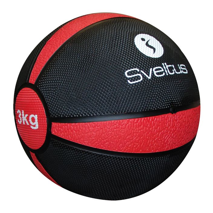 Medicininis kamuolys Sveltus Medicine Ball 3 kg black/red 2