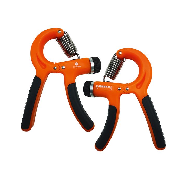Sveltus reguliuojamos rankų treniruoklių spaustuvės oranžinės spalvos 5301 2