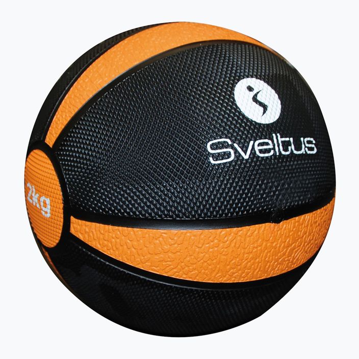 Medicininis kamuolys Sveltus Medicine Ball 2 kg black/orange
