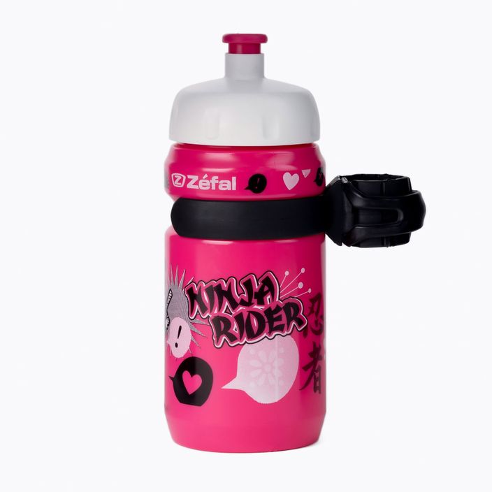 Zefal rinkinys Little Z-Ninja Girl rožinės spalvos ZF-162I vaikiškas dviračio buteliukas su spaustuku 2