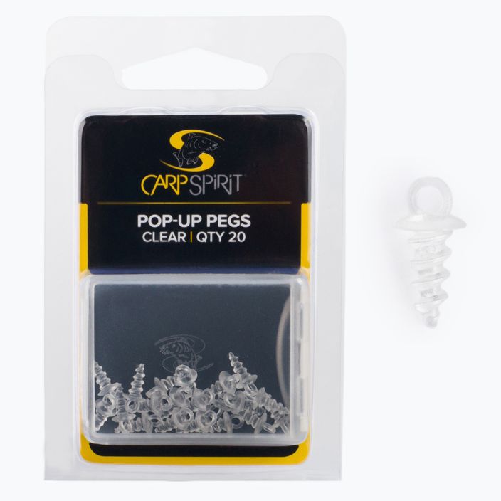 Carp Spirit Pop-Up Pegs masalo varžtai skaidrūs ACS010284