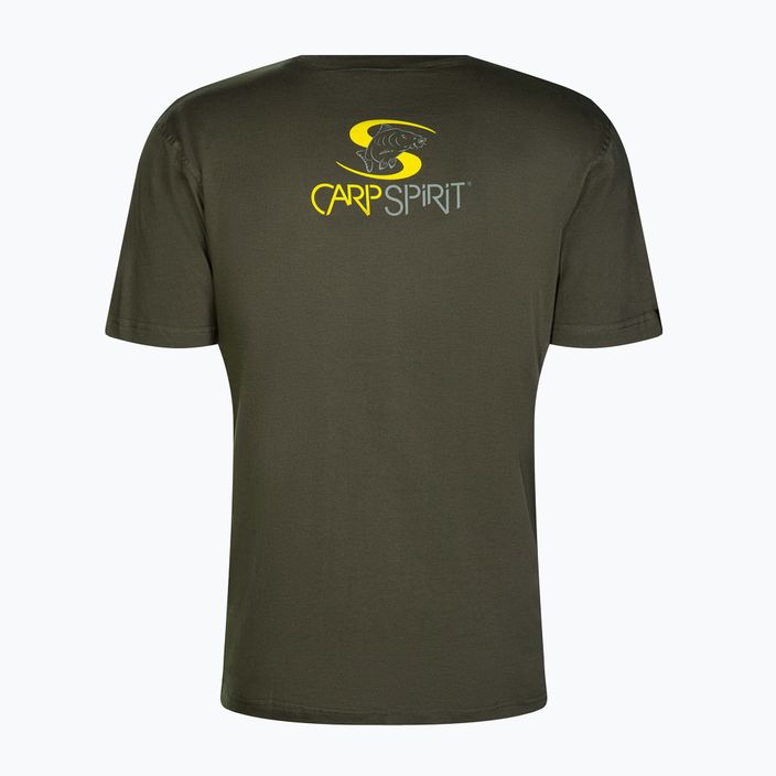 Vyriški žvejybiniai marškinėliai Carp Spirit Tshirt CS green ACS680072 2
