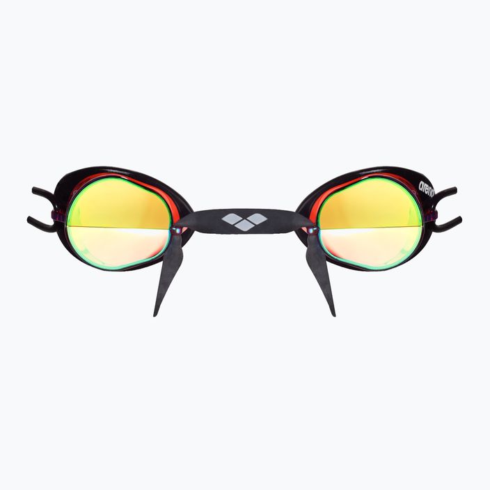Arena Swedix Mirror raudoni/geltoni/juodi plaukimo akiniai 7