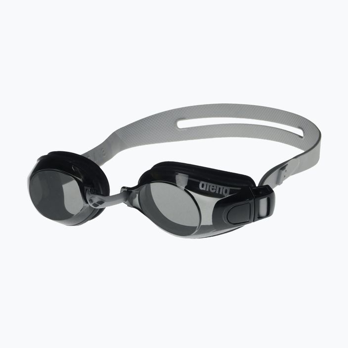 Arena Zoom X-Fit juodi/dūminiai/skaidrūs plaukimo akiniai