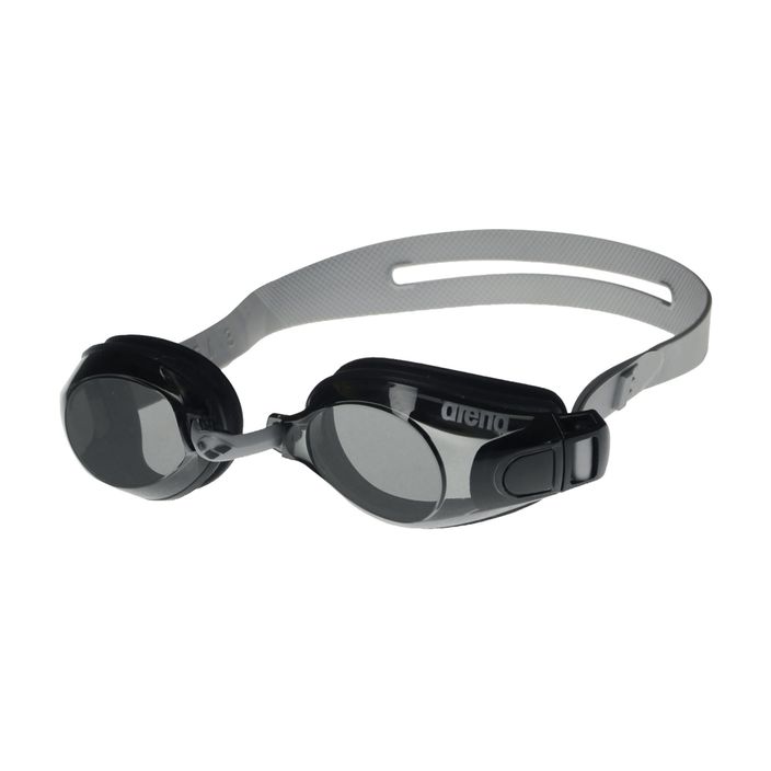 Arena Zoom X-Fit juodi/dūminiai/skaidrūs plaukimo akiniai 2