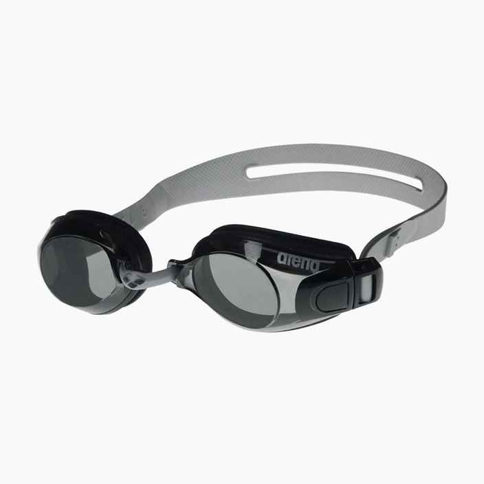 Rinkinys arena Baseino akiniai + dangtelis sidabrinis dūmas/baltas juodas 2