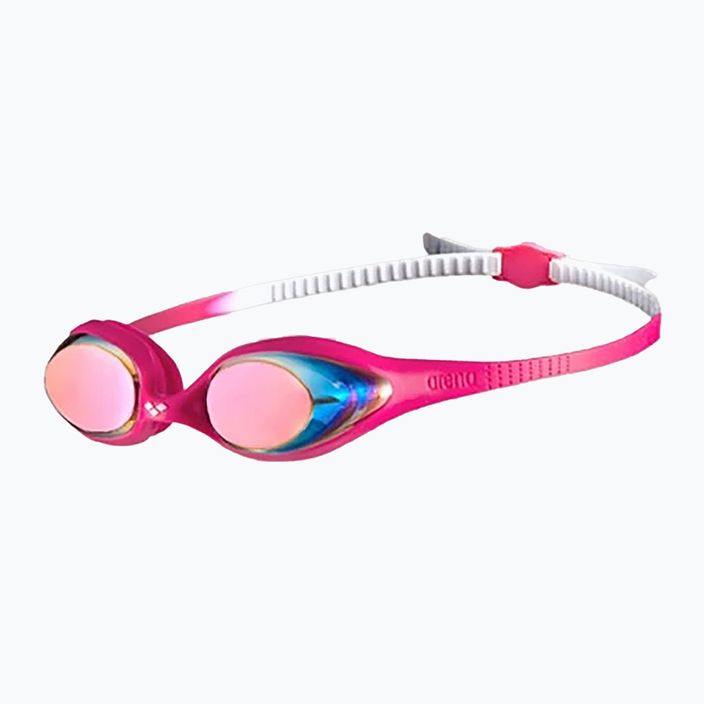 Vaikiški plaukimo akiniai arena Spider JR Mirror white/pink/fuchsia 6