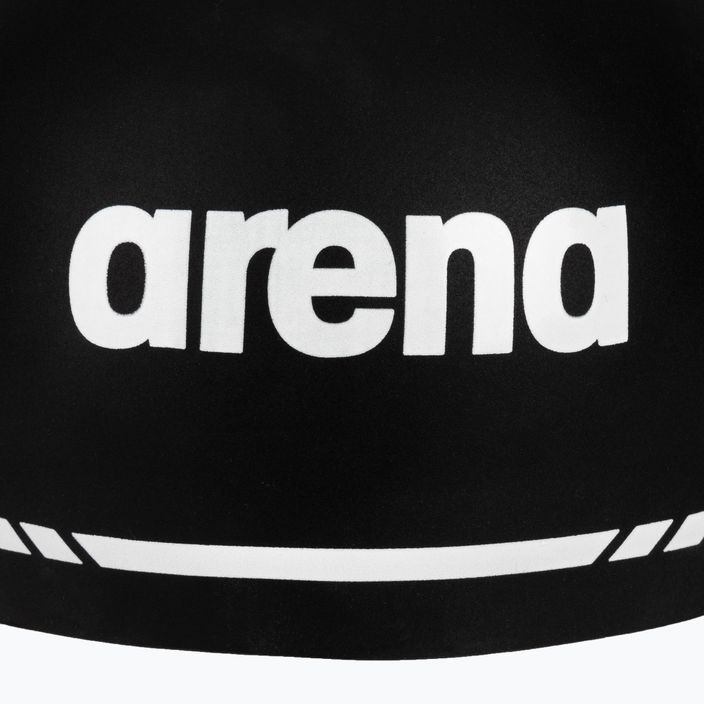 Arena 3D Soft juoda plaukimo kepuraitė 3