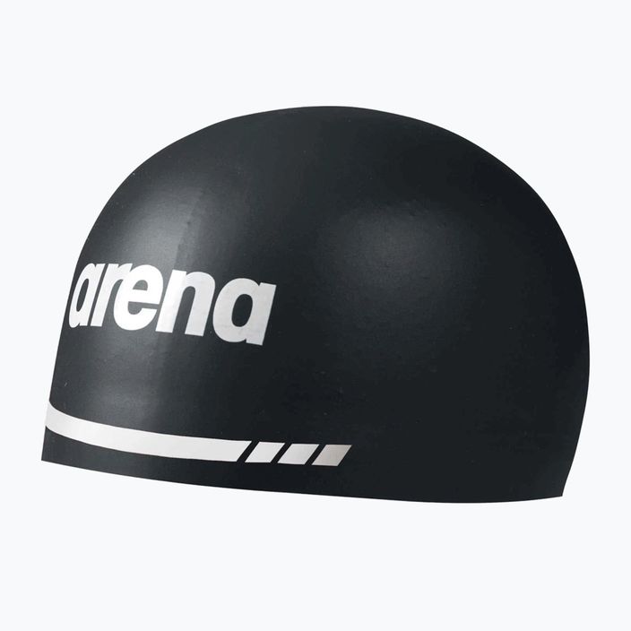 Arena 3D Soft juoda plaukimo kepuraitė 4