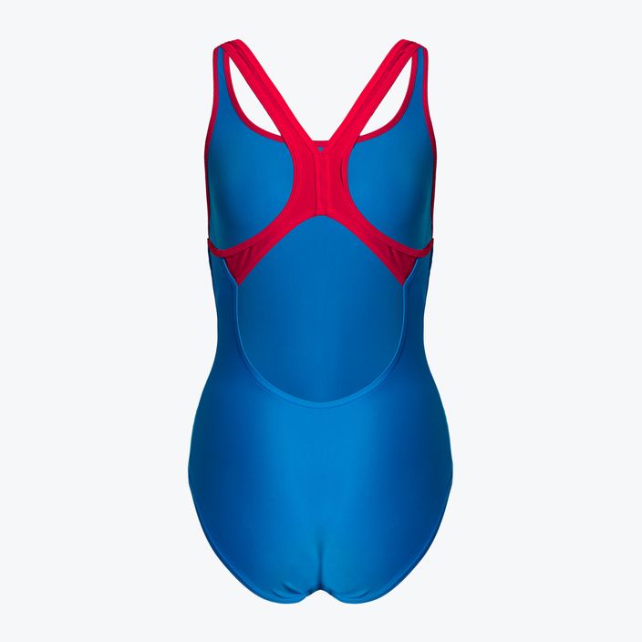 Moteriškas vientisas maudymosi kostiumėlis arena Hyper One Piece pix blue/red 2