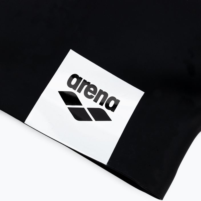 Arena Logo Liejama juoda plaukimo kepuraitė 2