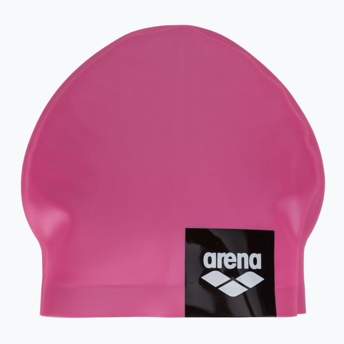 Arena Logo Liejama rožinė plaukimo kepuraitė