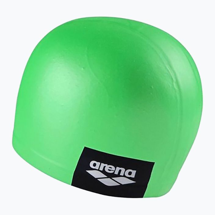 Arena Logo Liejama žirnių žalios spalvos plaukimo kepuraitė 4