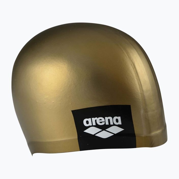Arena logotipas Liejama auksinė plaukimo kepuraitė 2