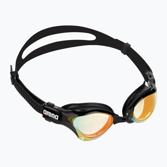 Arena plaukimo akiniai Cobra Tri Swipe Mirror geltoni variniai/juodi