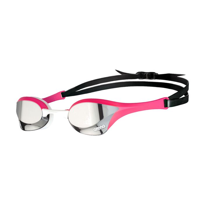 Arena plaukimo akiniai Cobra Ultra Swipe Mrirror silver/pink 2