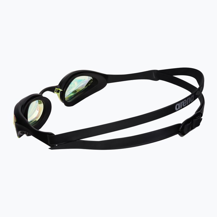 Arena plaukimo akiniai Cobra Ultra Swipe Mrirror geltoni variniai/juodi 4