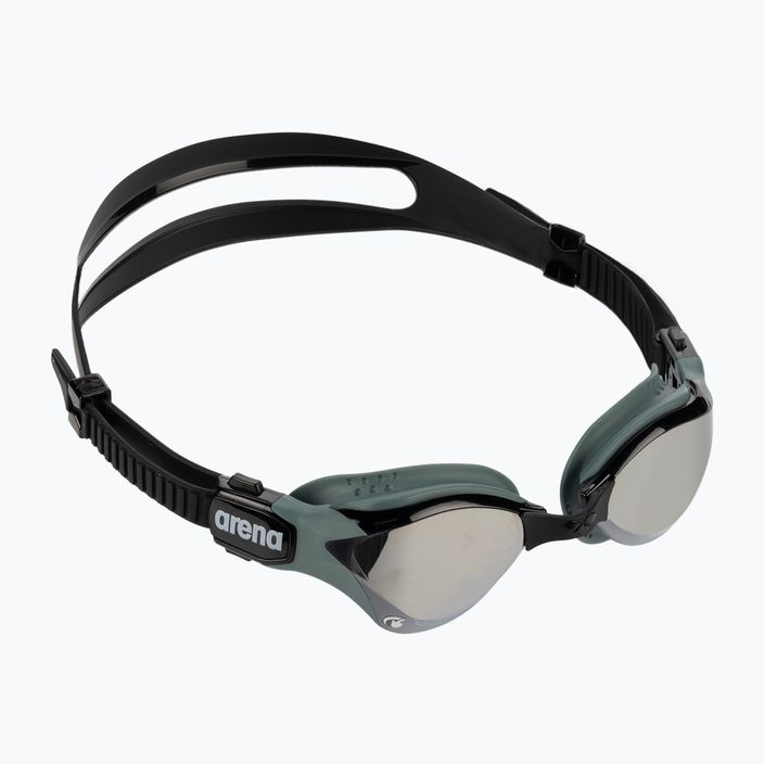 Arena plaukimo akiniai Cobra Tri Swipe Mirror silver/army