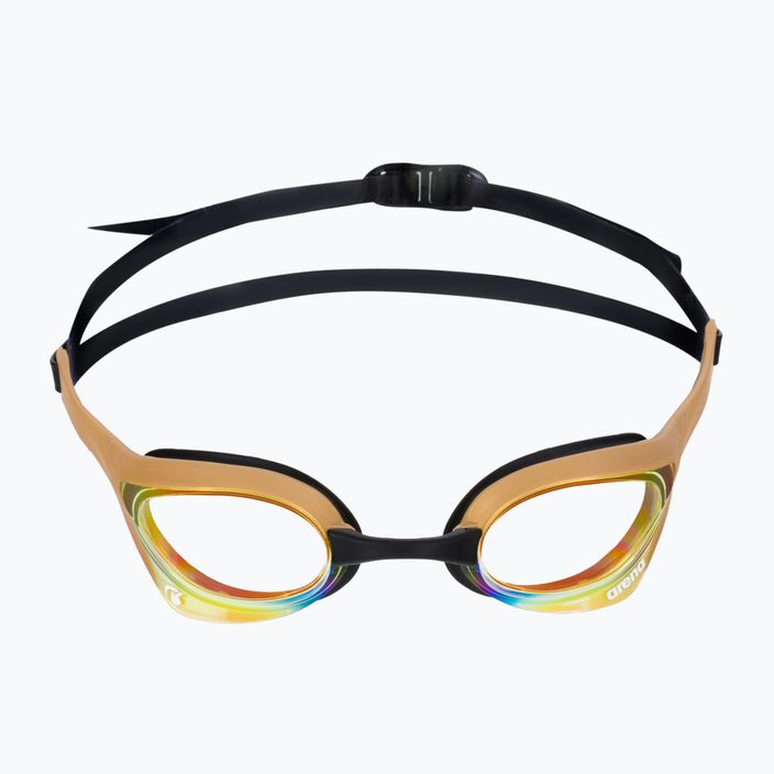 Arena plaukimo akiniai Cobra Ultra Swipe Mrirror geltoni vario/aukso spalvos 2