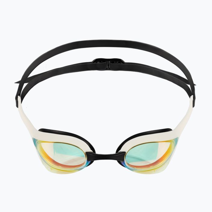 Arena plaukimo akiniai Cobra Ultra Swipe Mirror geltoni vario/balti 2