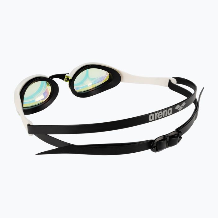 Arena plaukimo akiniai Cobra Ultra Swipe Mirror geltoni vario/balti 4