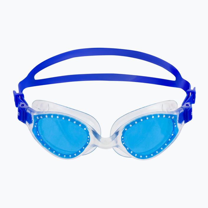 Arena Cruiser Evo mėlyni/skaidrūs/mėlyni plaukimo akiniai 2