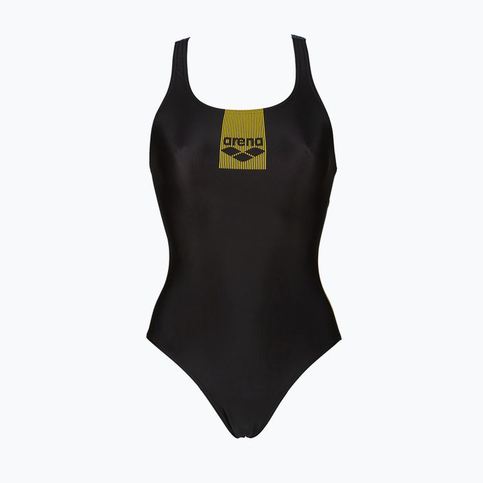 Moteriški vientisi maudymosi kostiumėliai arena Basics Swim Pro Back One Piece black/shark
