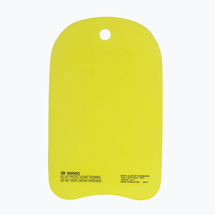 Arena Club Kit Kickboard plaukimo lenta neoninė geltona/juoda 2