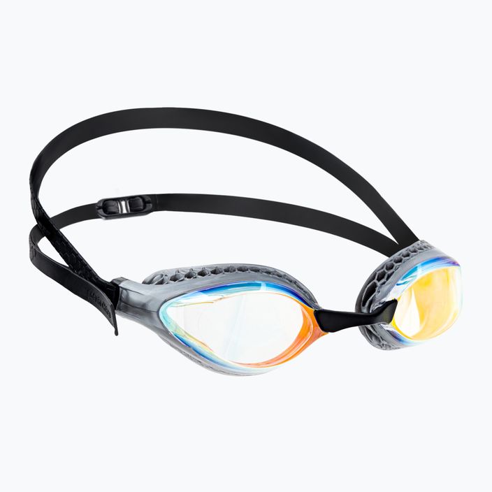 Arena Air-Speed Mirror geltoni vario/sidabro spalvos plaukimo akiniai