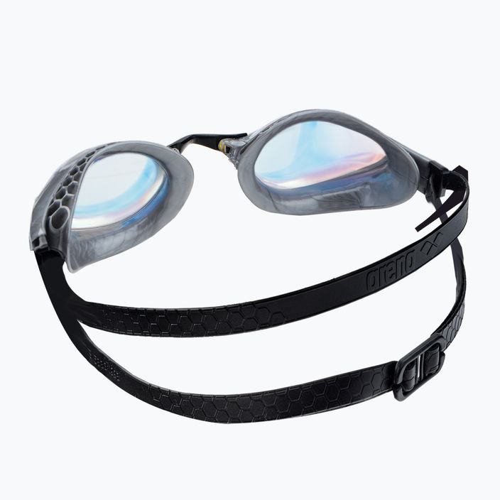 Arena Air-Speed Mirror geltoni vario/sidabro spalvos plaukimo akiniai 4