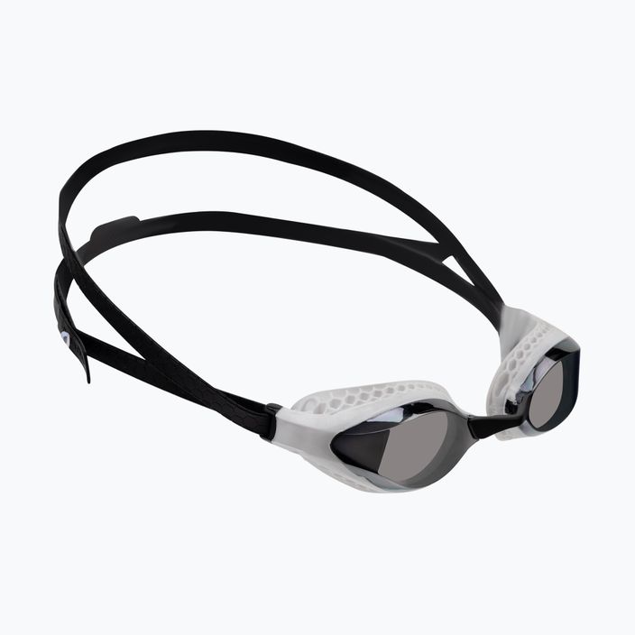 Arena Air-Speed Mirror sidabro/baltos spalvos plaukimo akiniai