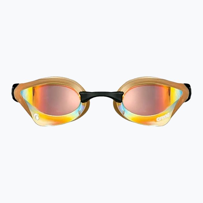 Plaukimo akiniai arena Cobra Core Swipe Mirror yellow copper/gold 2