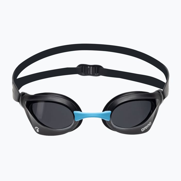 Arena Cobra Core plaukimo akiniai dūminiai/juodi/mėlyni 2