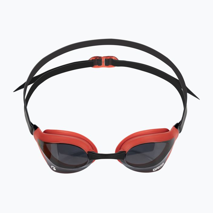 Arena Cobra Core Plaukimo akiniai dūminiai/raudoni 2