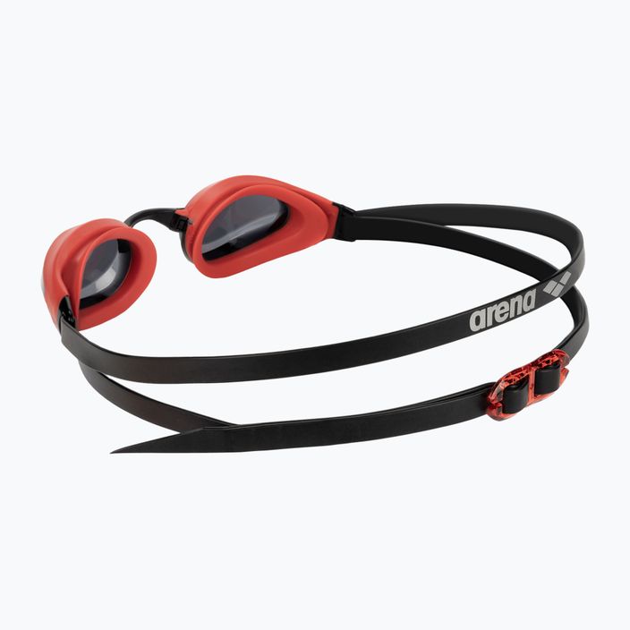 Arena Cobra Core Plaukimo akiniai dūminiai/raudoni 4